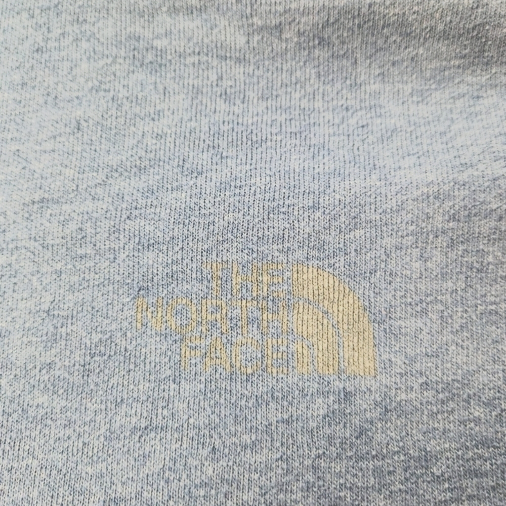 The North Face hoodie mens size small blue excellent condition bear  logo - Picture 7 of 10
